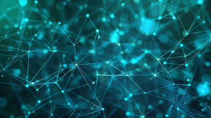 Poster - internet network background with interconnected nodes and dynamic data connections, digital world connectivity data transfer concept technology background wallpaper 