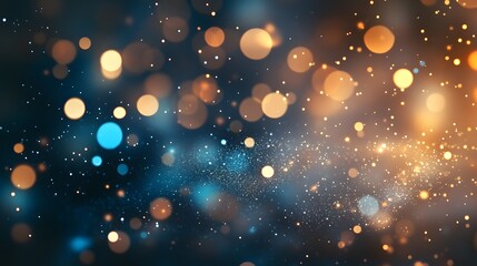 Colorful bokeh lights background. Blurred circle shapes.