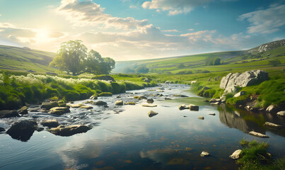 yorkshire day copy space background