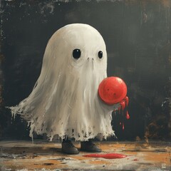 Sticker - A Ghostly Trickster