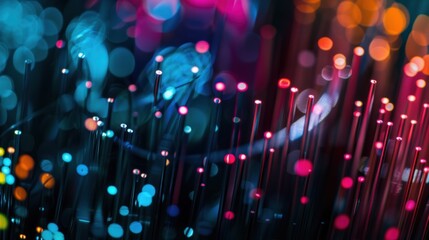 fiber optic network cable. fiber optic