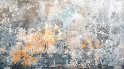 Sticker - Retro grunge wall background with aged cement or stone texture