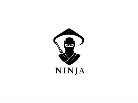NINJA logo vector design 