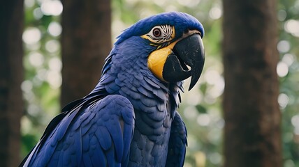 blue and yellow macaw