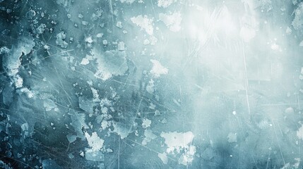 Wall Mural - Grunge texture with soft blur on icy winter background