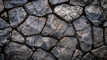 Wall Mural - Background of grey stones