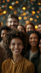 Poster - enchanted hiring tools with smiling faces magical and joyful hiring process photo concept