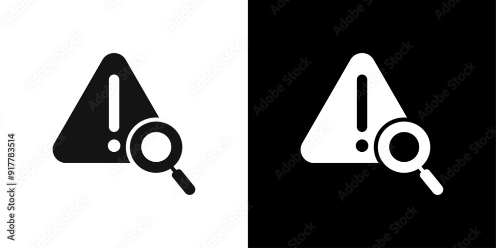 Problem identification icon Symbol mark in filled style Stock Vector ...