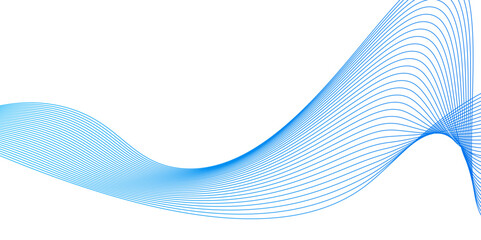 Wall Mural - abstract blue wave background,Blue minimal round lines abstract background. abstract blue lines pattern or wavy stripes for business background,template abstract design flowing particles wave,