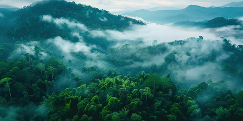 Poster - Beautiful forest landscape