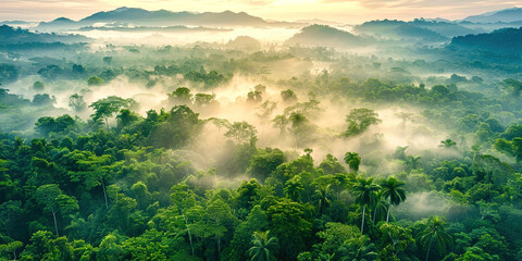 Poster - Beautiful forest landscape