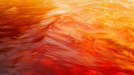 Wall Mural - abstract travel background featuring a river with flowing red and orange water, capturing vibrant co
