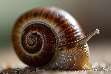 snail on a stone