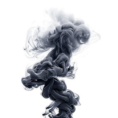 Wall Mural - Black smoke, cut out