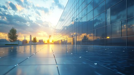 Renewable energy research center, symbolizing innovation in energy