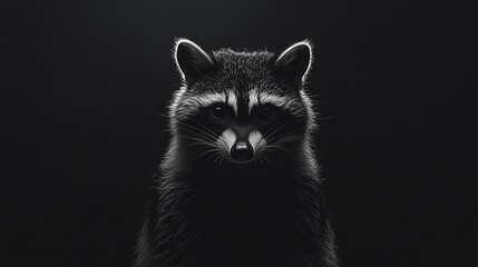 Wall Mural - Raccoon