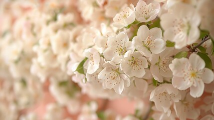 Poster - Cherry blossoms adding a delicate and vintage touch to a wedding backdrop