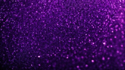 Poster - purple sparkle shimmer: a captivating close-up of vibrant purple glitter, sparkling and gleaming wit