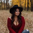 © BrandwayArt - Casual fall fashion photoshoot in a forest setting