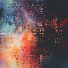 Digital Abstract Background Wallpaper of Creative Manipulation