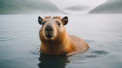 sea lion in the sea