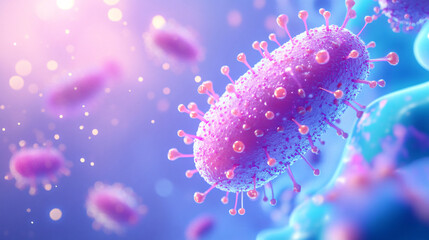 medical and health novel coronavirus medical concept abstract 3d rendering background