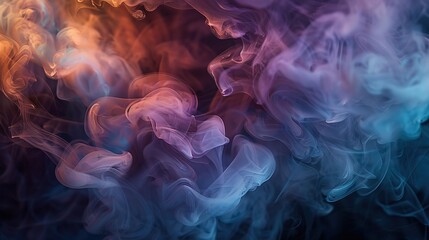 A smoky background with rich, deep colors blending together seamlessly, creating a sense of movement and flow.