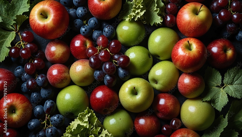 photos of various fresh fruits made by AI generative Stock Photo ...