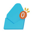 ©  Lerbank-bbk22 - Empty Inbox 3D Illustration, Modern Mail and Notification Design