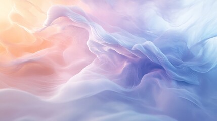 Poster - A soft and dreamy abstract background with pastel colors and delicate, swirling textures, providing a calming and ethereal atmosphere.