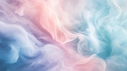 Poster - A soft and dreamy abstract background with pastel colors and delicate, swirling textures, providing a calming and ethereal atmosphere.