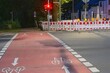 © Ulrich - Roadworks with barriers and warning lights at night
