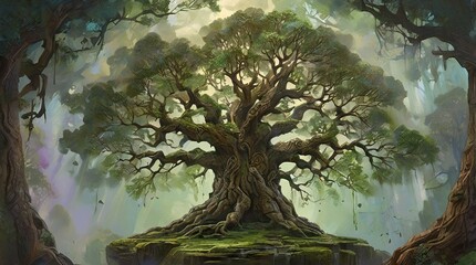 Wall Mural - tree in the water