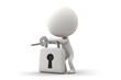 © Jahid CF 5327702 - The 3D guy and a lock