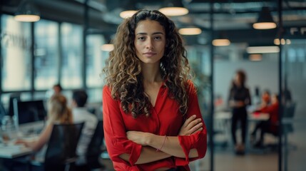 Wall Mural - The confident businesswoman