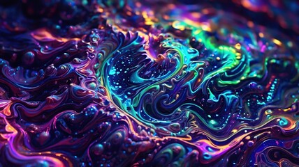 Poster - abstract background with water