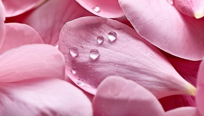 Wall Mural - background with pink flower petals macro detail