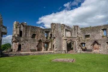 raglan castle, wales