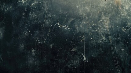 Wall Mural - Old black abstract concrete background. Grunge texture. Dark wallpaper. Blackboard. Chalkboard. Top view, copy space.