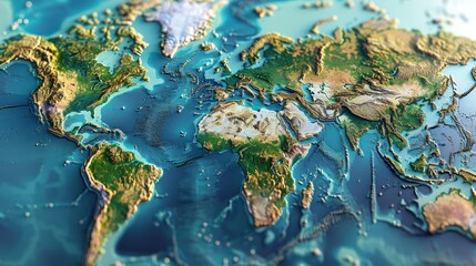 Poster - Mapping Earth's geographical features