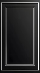 Poster - Minimalist Black and White Frame with Clean Lines and Simple Elegance for Professional and Corporate Use