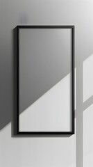 Poster - Minimalist Black and White Frame with Clean Lines and Simple Elegance for Professional and Corporate Use