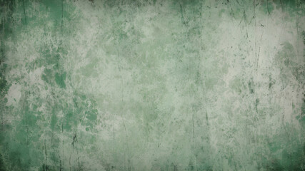 Green designed grunge background. Vintage abstract texture. Generative AI