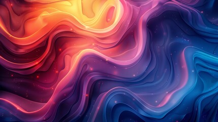 Poster - dynamic color transitions artistic design for backgrounds