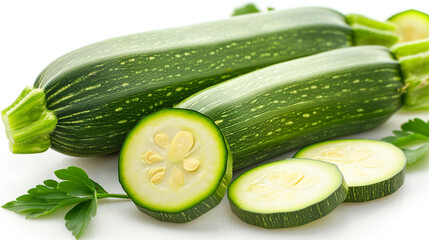 Wall Mural - Freshly Picked Zucchini: Ripe for the Picking 