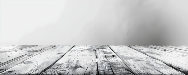 Poster - Light Grey Wooden Surface for Minimalist Product Displays and Clean Mockup Backgrounds