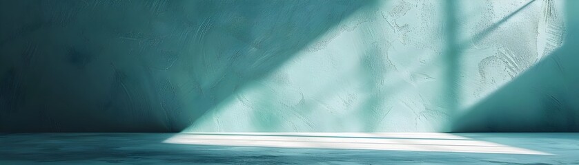 Poster - Soft Pastel Teal Background for Modern Mockup and Presentation Concepts