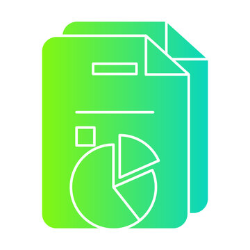 Finance Report Gradient Flat