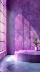 Poster - Soft Pastel Purple Backdrop for Elegant Product Presentations and Digital Displays