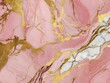 © Borys - beautiful pink and gold marble background Generative AI